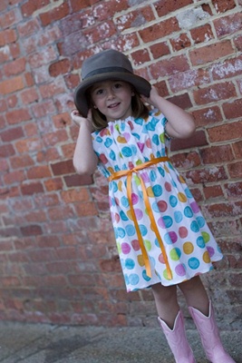 Polka dot dress-Polka dot, dress, empire 