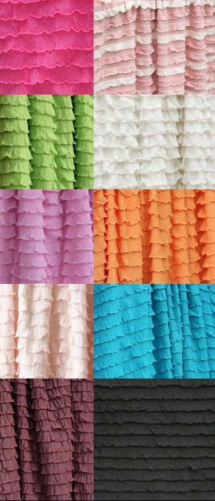 Knit ruffle pants - various colors